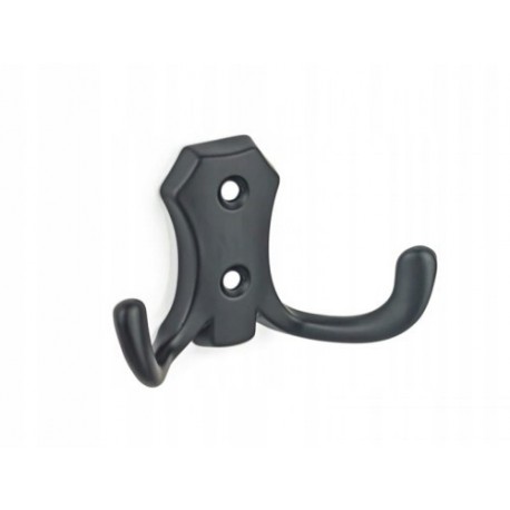 HACZYKI NA UBRANIA KURTKI wieszak do szatni CZARNY