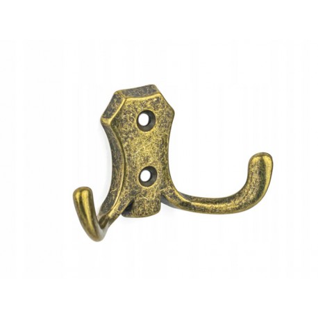 WIESZAK ŁAZIENKOWY na ręczniki ubrania PODWÓJNY