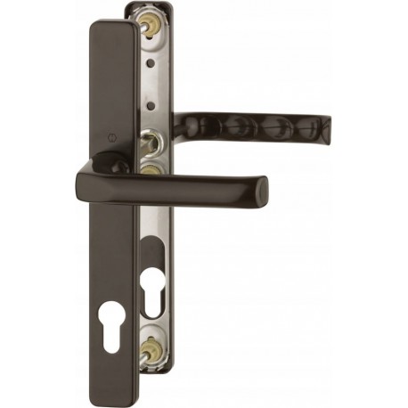 Klamka drzwiowa HOPPE LONDON RAL 8077 ciemny brąz