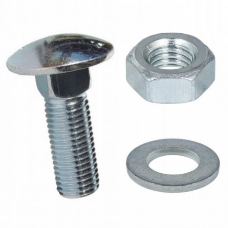 Śruba stolarska 8x45 PODKŁADKA NAKRĘTKA KPL 10szt