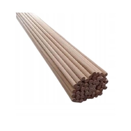 Kołki meblowe ryflowane FI8 patyki długie drewnian