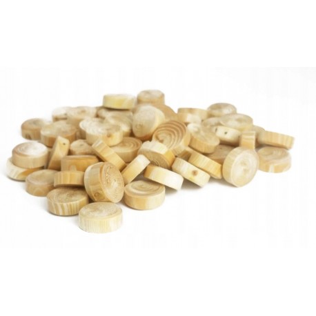 Sęki świerkowe FLEKI DREWNIANE ŚWIERK 30mm 100szt