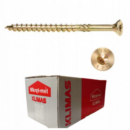 WKRĘTY WKCS 8x100 ŁEB STOŻKOWY TORX Wkręt-Met 50