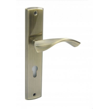 KLAMKA drzwiowa BILBAO PATYNA 72W na wkładkę KPL